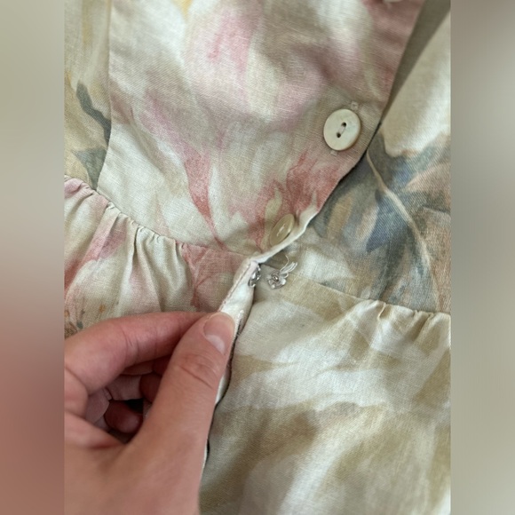 Linen Summer Dress - Picture 4 of 7